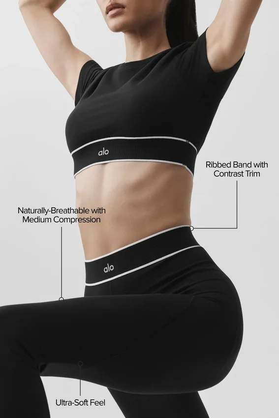 Legginsy Alo Softsculpt High-Waist „Amp It up” – czarne