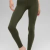 Legginsy Alo Softsculpt High-Waist – Green Olive