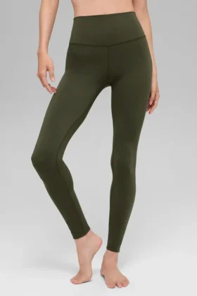 Legginsy Alo Softsculpt High-Waist – Green Olive