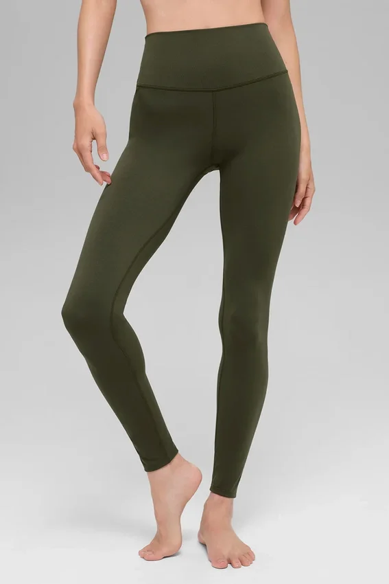 Legginsy Alo Softsculpt High-Waist – Green Olive