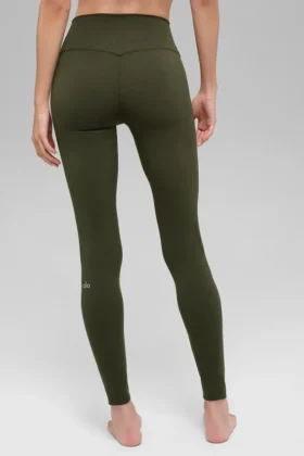 Legginsy Alo Softsculpt High-Waist – Green Olive