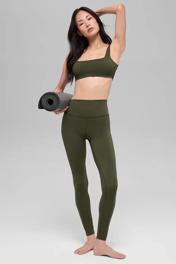 Legginsy Alo Softsculpt High-Waist – Green Olive