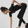 Legginsy Alo Softsculpt High-Waist i długością 7/8 – czarne