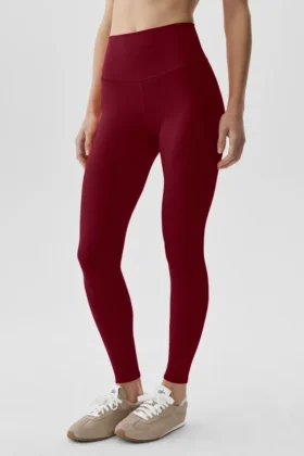Legginsy Alo Softsculpt High-Waist i długością 7/8 – Summer Romance Red