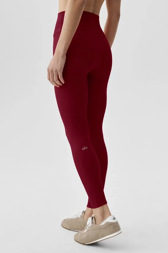 Legginsy Alo Softsculpt High-Waist i długością 7/8 – Summer Romance Red
