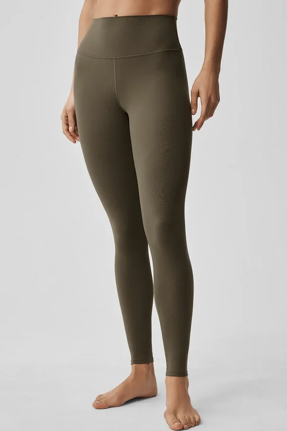 Legginsy Alo Softsculpt High-Waist – Olive Tree