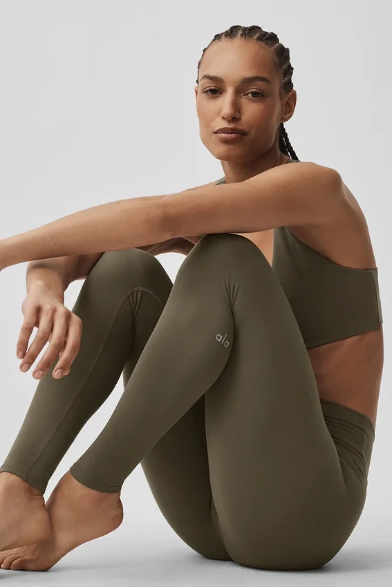 Legginsy Alo Softsculpt High-Waist – Olive Tree