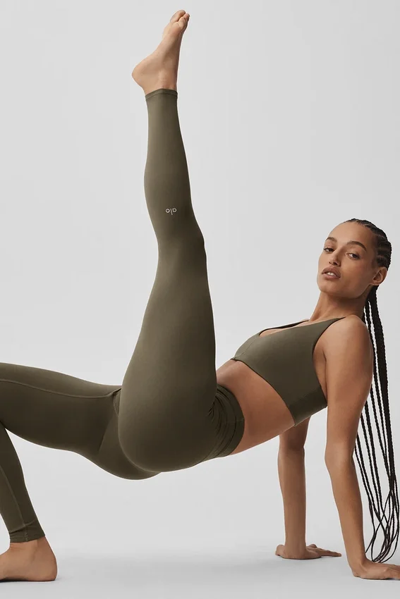 Legginsy Alo Softsculpt High-Waist – Olive Tree