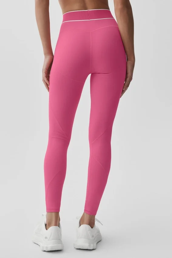 Legginsy Alo Softsculpt High-Waist z kolekcji „Amp It up” – kolor Paradise Pink