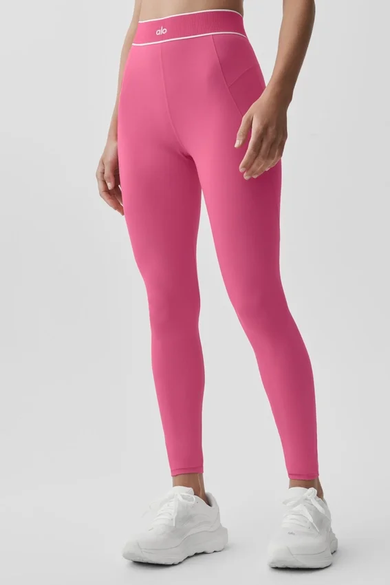 Legginsy Alo Softsculpt High-Waist z kolekcji „Amp It up” – kolor Paradise Pink