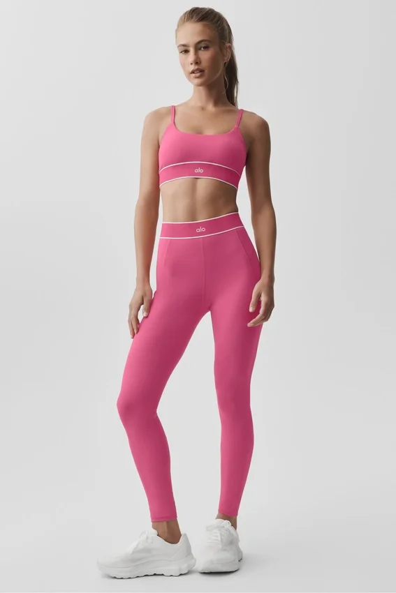 Legginsy Alo Softsculpt High-Waist z kolekcji „Amp It up” – kolor Paradise Pink