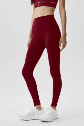 Legginsy Alo Softsculpt z High-Waist – Summer Romance Red