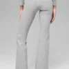 Legginsy Alosoft Intuition High-Waist z rozszerzanymi nogawkami – Athletic Heather Grey