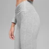 Legginsy Alosoft Intuition High-Waist z rozszerzanymi nogawkami – Athletic Heather Grey