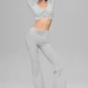 Legginsy Alosoft Intuition High-Waist z rozszerzanymi nogawkami – Athletic Heather Grey