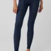 Legginsy Euphoria z High-Waist – granatowe