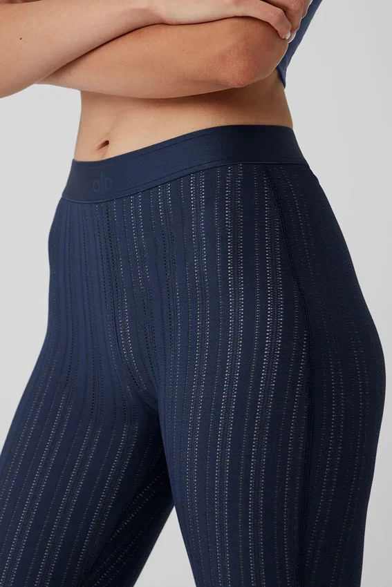 Legginsy Euphoria z High-Waist – granatowe