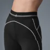 Legginsy „Heart Throb” z wysokim stanem i nadrukiem Airbrush – czarne/białe