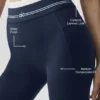 Legginsy High-Waist Airbrush 7/8 Better Together – granatowe/białe
