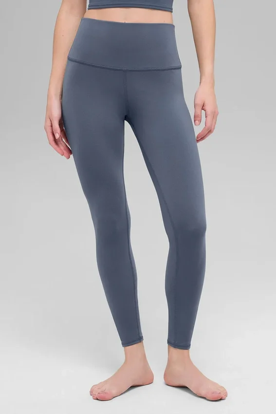 Legginsy High-Waist Airbrush 7/8 – Bluestone