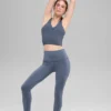 Legginsy High-Waist Airbrush 7/8 – Bluestone