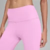 Legginsy High-Waist Airbrush 7/8 z efektem Airbrush – Candy Heart Pink