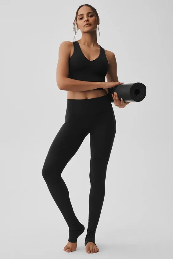 Legginsy High-Waist Airbrush Goddess Legging – czarne