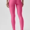 Legginsy High-Waist Airlift 7/8 do treningu szybkościowego – kolor Paradise Pink