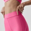 Legginsy High-Waist Airlift 7/8 do treningu szybkościowego – kolor Paradise Pink