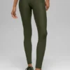 Legginsy High-Waist Airlift 7/8 – Green Olive