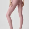 Legginsy High-Waist Airlift 7/8 – różowy w stylu vintage