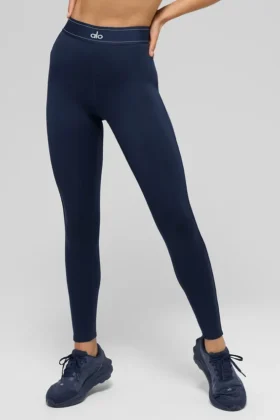 Legginsy High-Waist Airlift – granatowe/granatowe