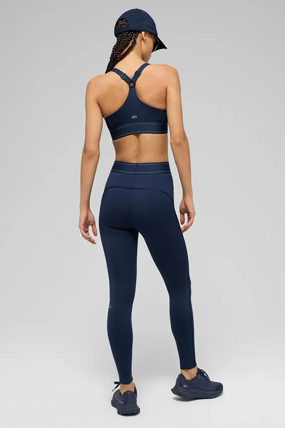 Legginsy High-Waist Airlift – granatowe/granatowe
