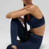Legginsy High-Waist Airlift – granatowe/granatowe