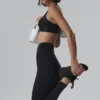 Legginsy High-Waist Airlift Strength Extreme z długością 7/8 – czarne