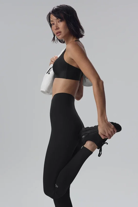 Legginsy High-Waist Airlift Strength Extreme z długością 7/8 – czarne