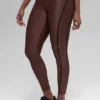Legginsy High-Waist Airlift z długością 7/8 – Brownstone