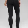 Legginsy High-Waist Airlift z wydłużonymi nogawkami – czarne