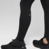 Legginsy High-Waist Airlift z wydłużonymi nogawkami – czarne