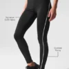 Legginsy „Suit Up” High-Waist marki Airlift – czarne/białe
