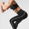 Legginsy „Suit Up” High-Waist marki Airlift – czarne/białe