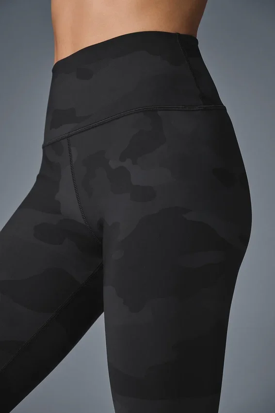 Legginsy Vapor w kamuflażu z wysokim stanem | Legginsy damskie
