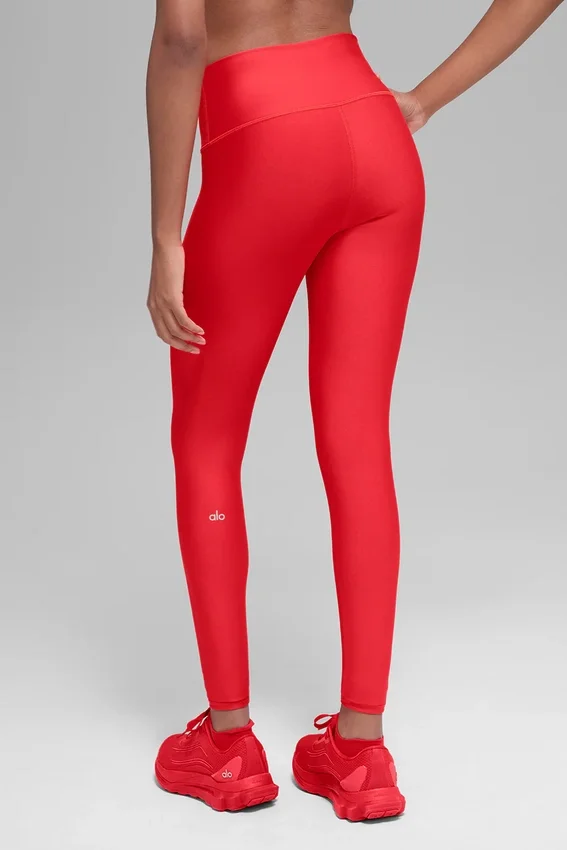Legginsy zimowe Airlift Winter Warm High-Waist – jaskrawoczerwone