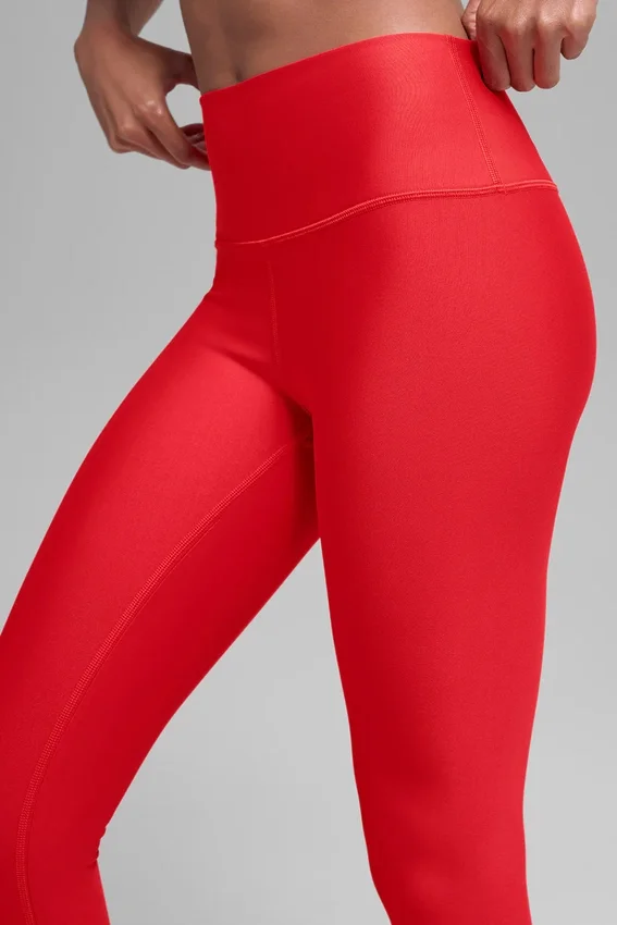 Legginsy zimowe Airlift Winter Warm High-Waist – jaskrawoczerwone