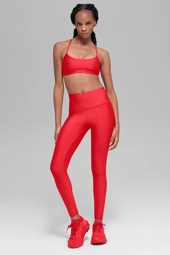 Legginsy zimowe Airlift Winter Warm High-Waist – jaskrawoczerwone