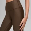 Legginsy zimowe Airlift Winter Warm High-Waist – kolor Espresso