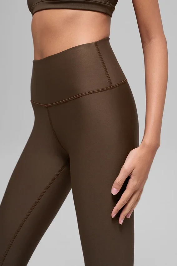 Legginsy zimowe Airlift Winter Warm High-Waist – kolor Espresso