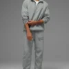 Lekki sweter dresowy Takeaway – Lunar Grey