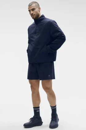 Lekki sweter dresowy Takeaway – Navy