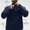 Lekki sweter dresowy Takeaway – Navy